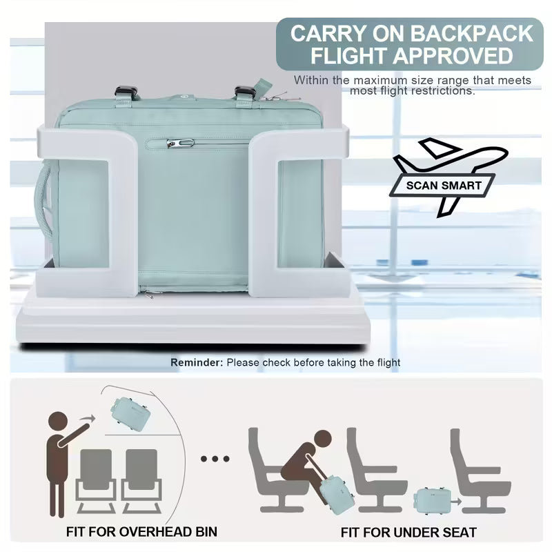 🌍 ¡VIAJÁ CÓMODO Y CON ESTILO CON LA MOCHILA 3 EN 1 MÁS COMPLETA!