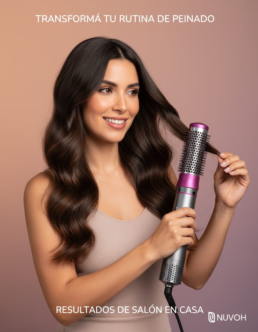 SECADOR MODELADOR EXXTRA TECH 5 EN 1 – PEINADO VERSÁTIL Y PROFESIONAL